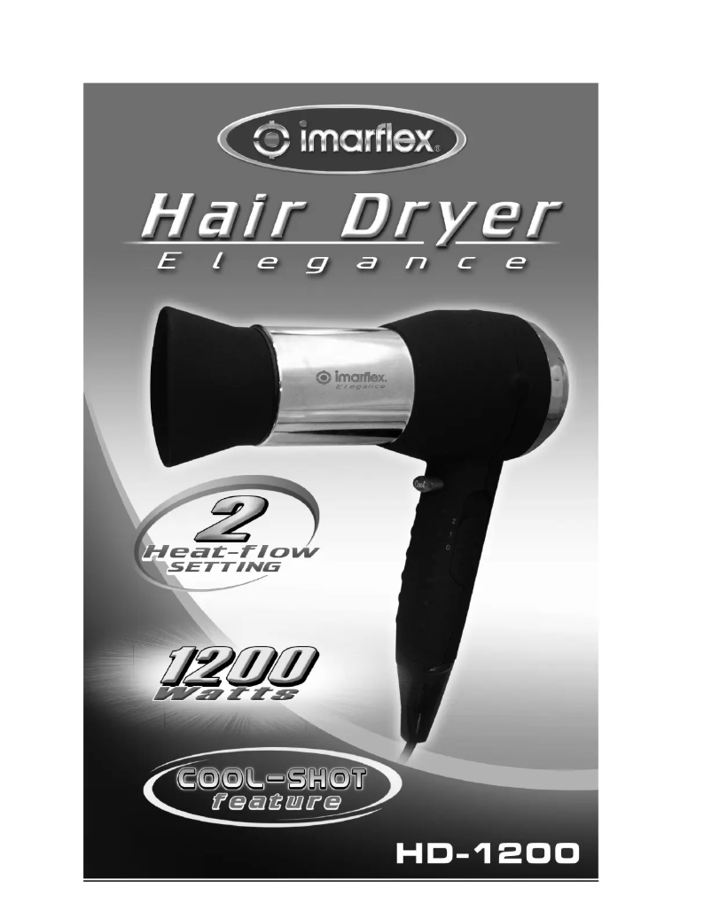 Imagen de la primera página del manual del dispositivo HD-1200