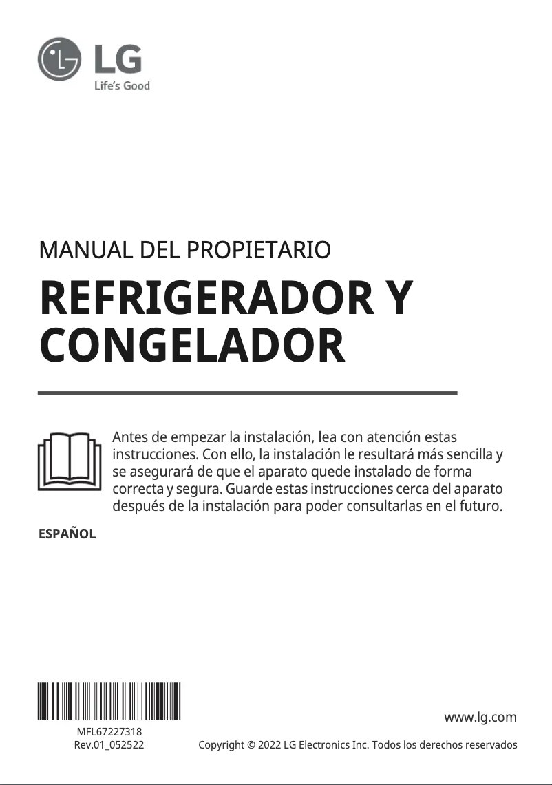 Imagen de la primera página del manual del dispositivo GM29BIP