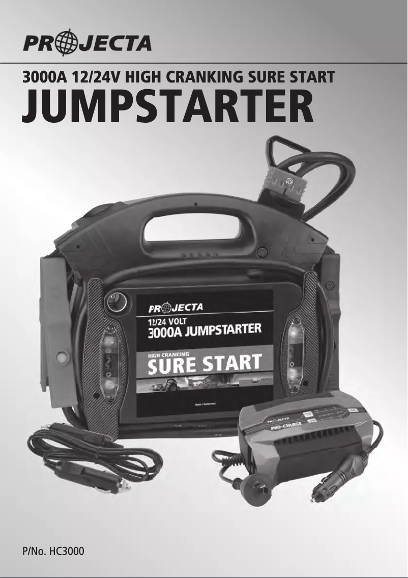 Imagen de la primera página del manual del dispositivo HC3000