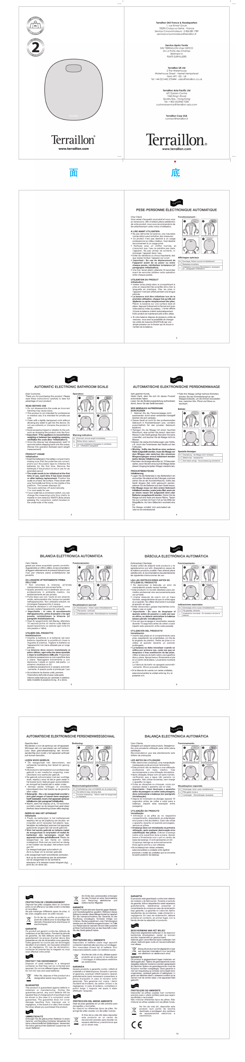 Imagen de la primera página del manual del dispositivo Pop Up