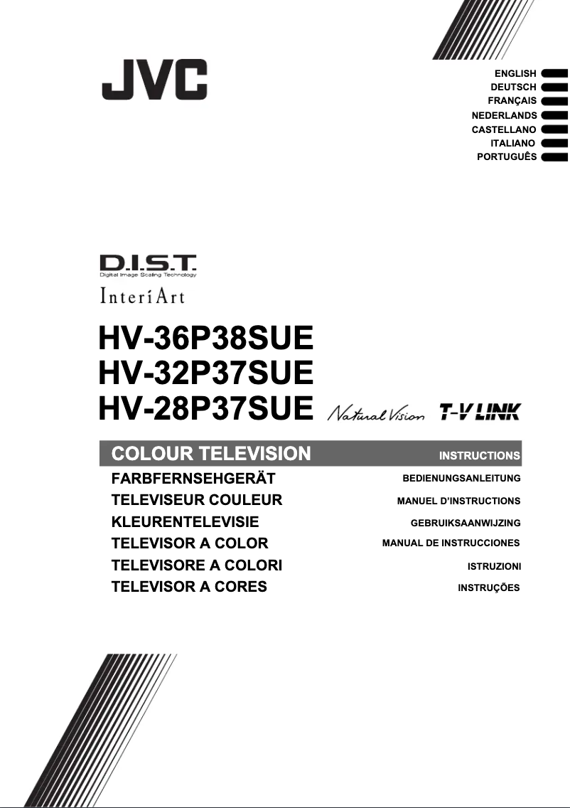Imagen de la primera página del manual del dispositivo HV-36P38SUE