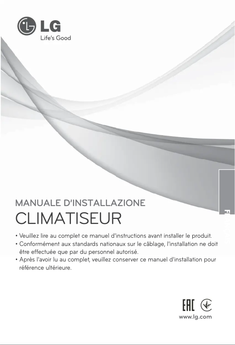 Página 1 del manual Manual de usuario LG UU24