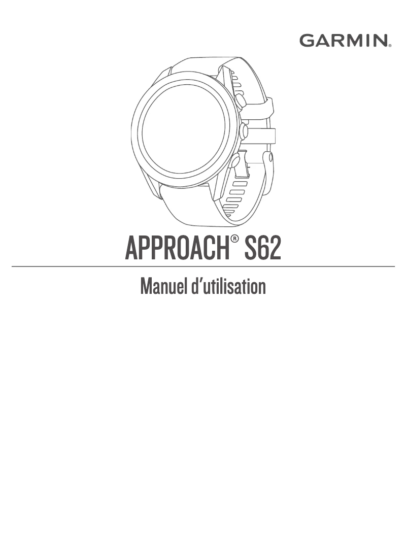 Imagen de la primera página del manual del dispositivo Approach S62