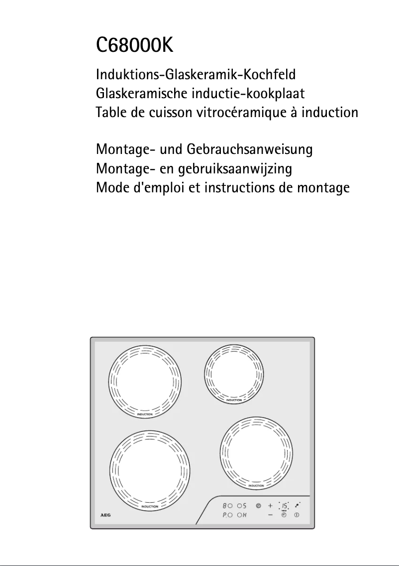 Página nº 1 - Manual de usuario AEG C68000K