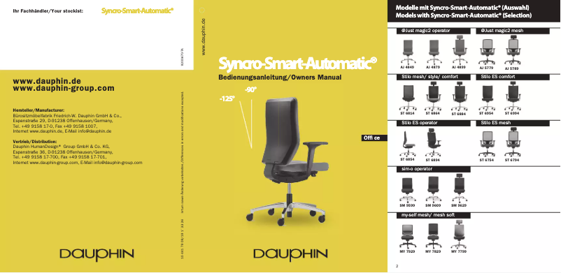 Página nº 1 - Manual de usuario Dauphin Stilo ST 6884