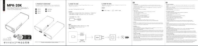 Imagen de la primera página del manual del dispositivo MPK-20K