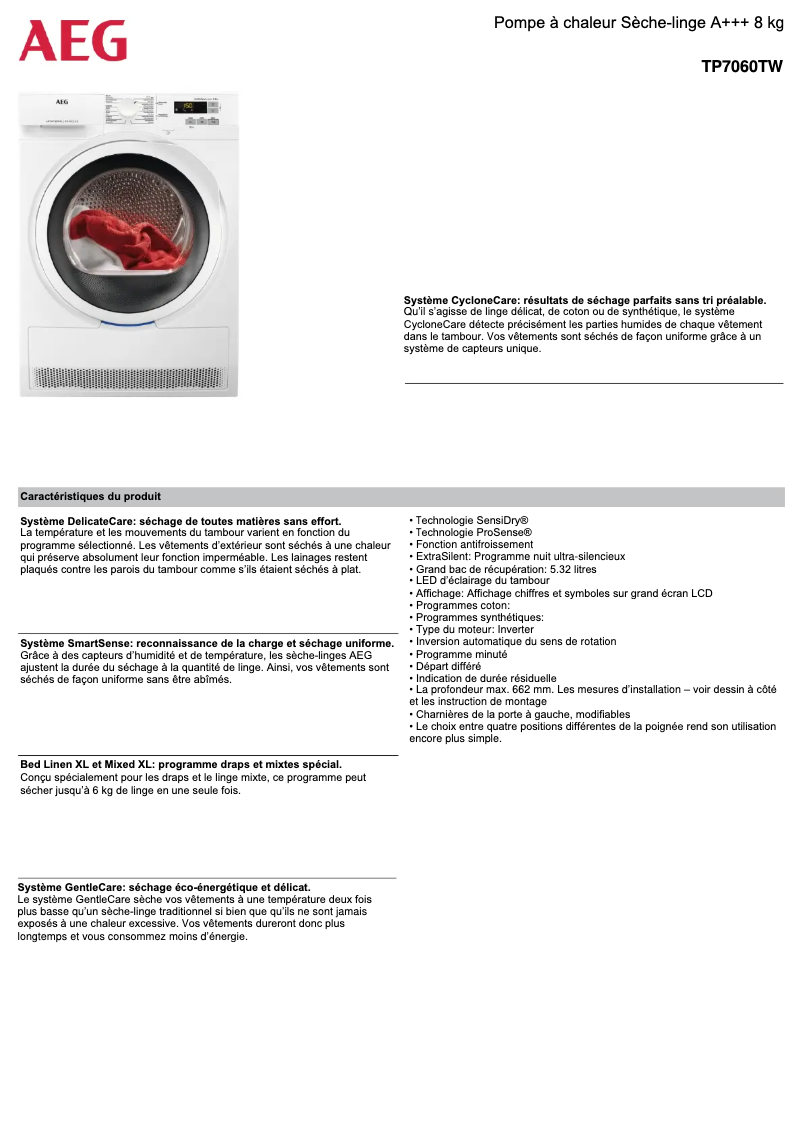 Imagen de la primera página del manual del dispositivo TP7060TW