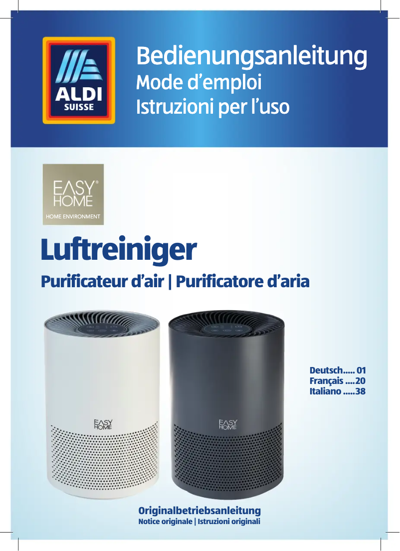 Página 1 del manual Manual de usuario Easy Home GT-SF-LRE-01