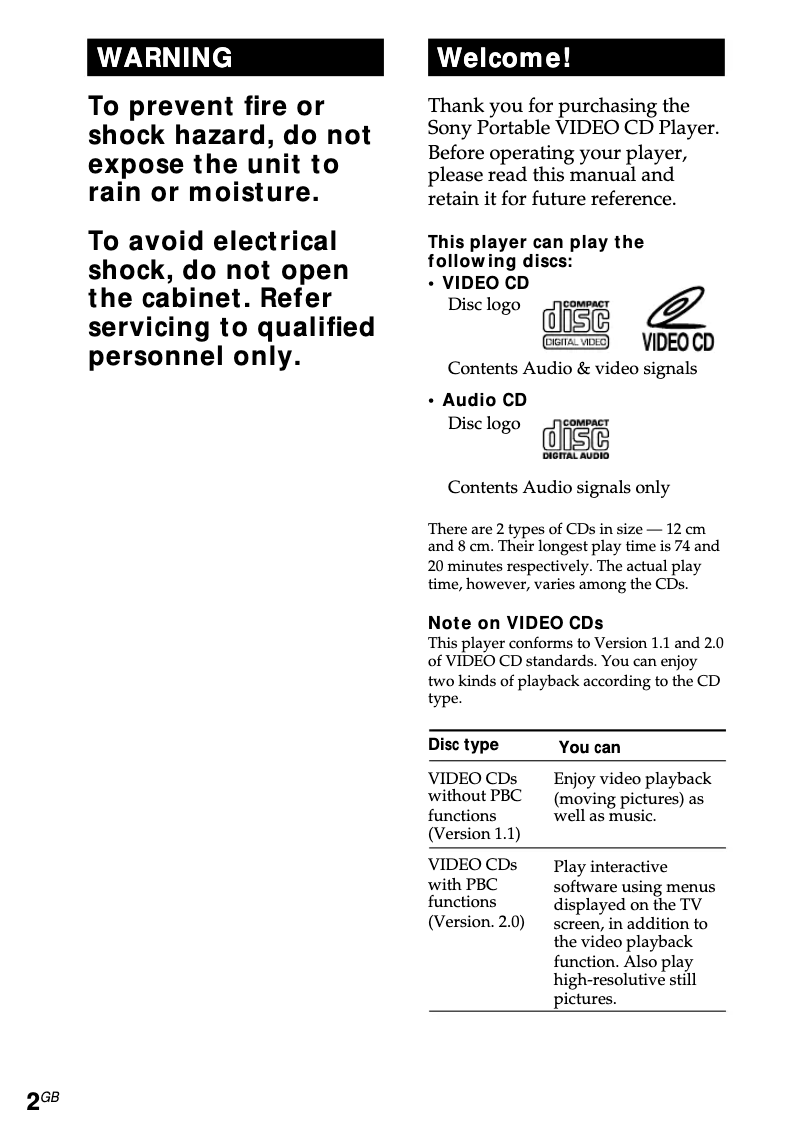Imagen de la primera página del manual del dispositivo D-V55