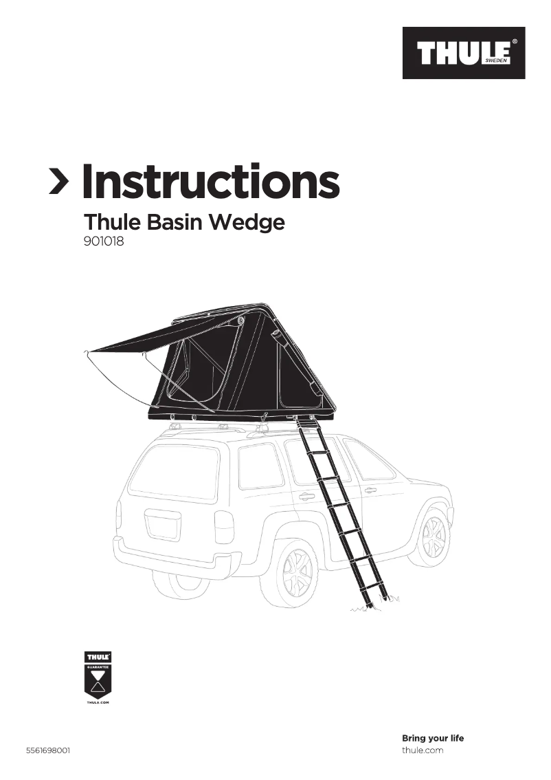 Página 1 del manual Manual de usuario Thule Basin Wedge
