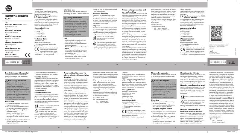Imagen de la primera página del manual del dispositivo IAN 354332