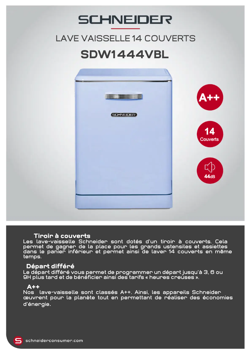 Imagen de la primera página del manual del dispositivo SDW1444V