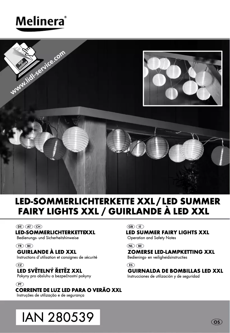 Página 1 del manual Manual de usuario Melinera IAN 311050