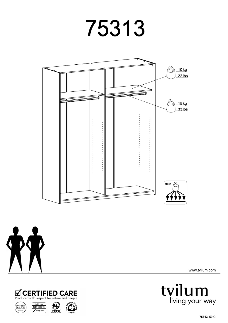 Imagen de la primera página del manual del dispositivo 75313