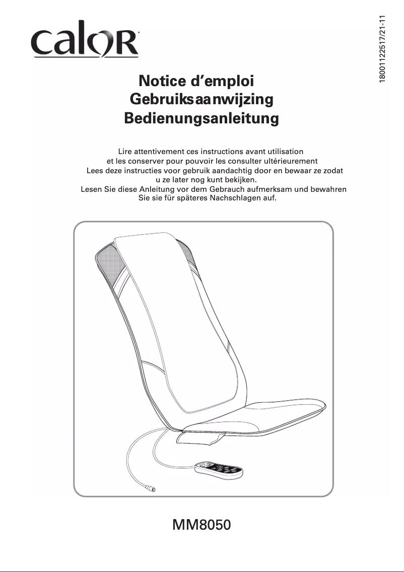 Página nº 1 - Manual de usuario Calor MM8050
