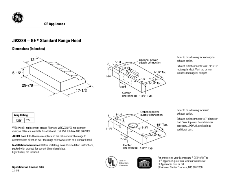 Imagen de la primera página del manual del dispositivo JV338HBB