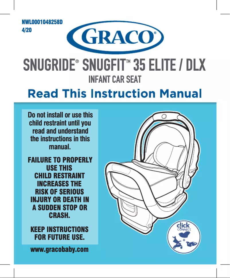 Imagen de la primera página del manual del dispositivo SnugRide SnugFit 35 DLX
