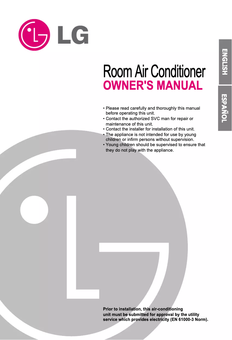 Página nº 1 - Manual de usuario LG LSNC142UBD0