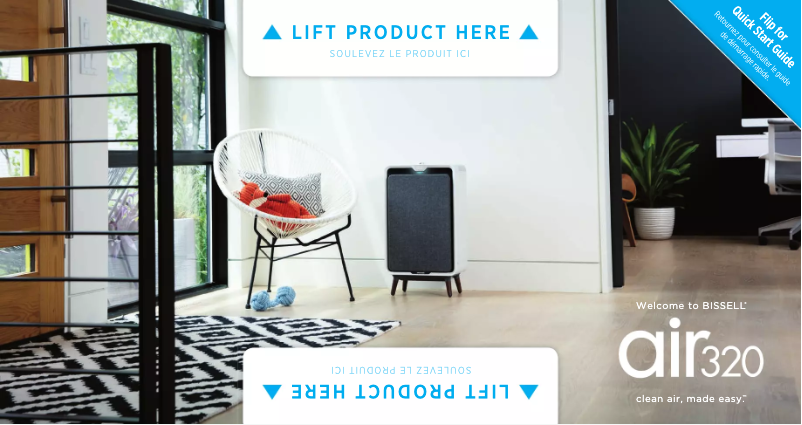 Página 1 del manual Manual de usuario Bissell air320