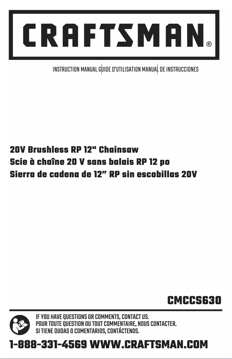 Imagen de la primera página del manual del dispositivo CMCCS630