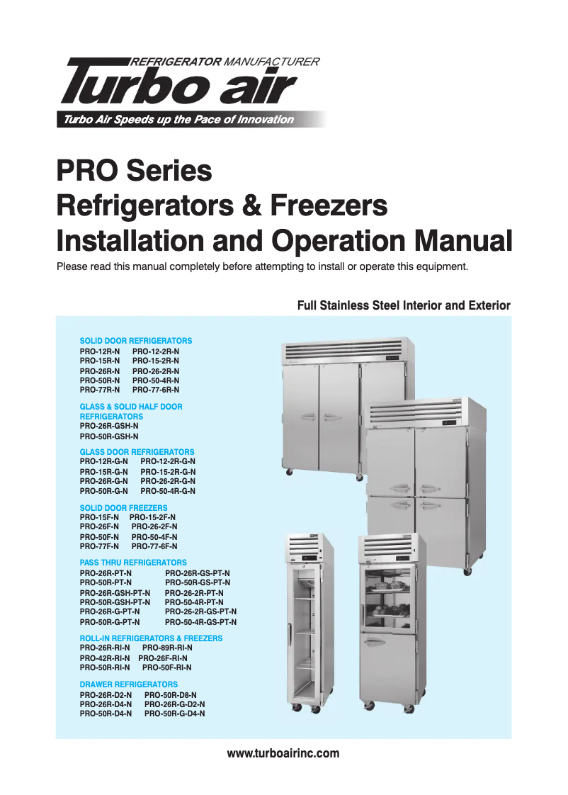 Imagen de la primera página del manual del dispositivo PRO-50-4F-N