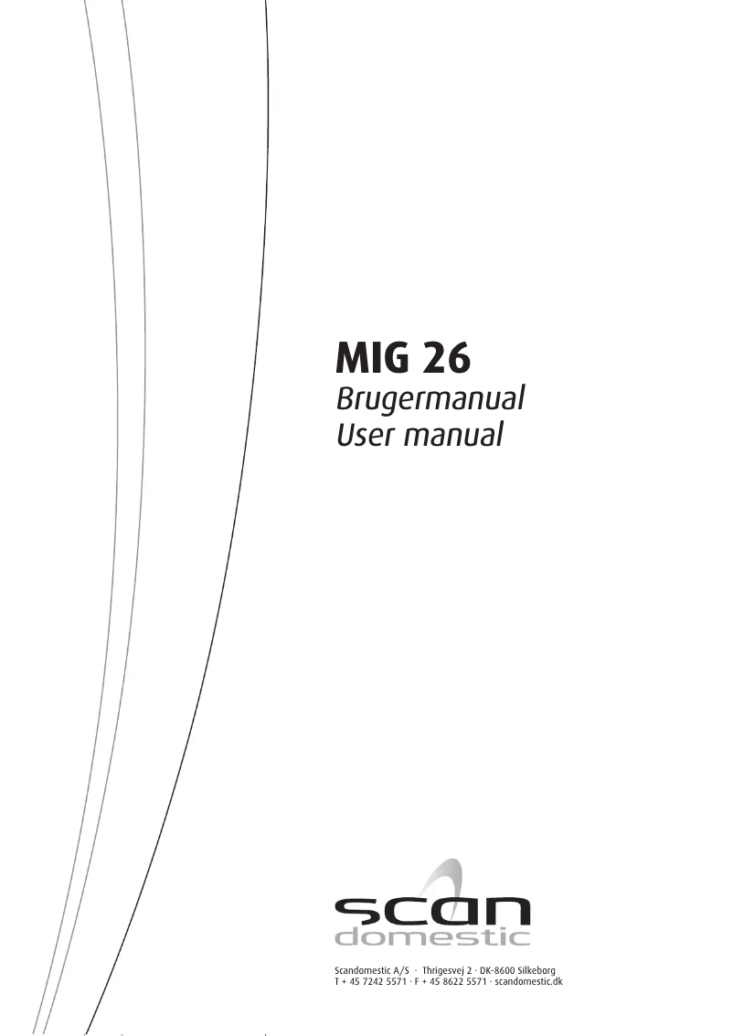Imagen de la primera página del manual del dispositivo MIG 26 SS