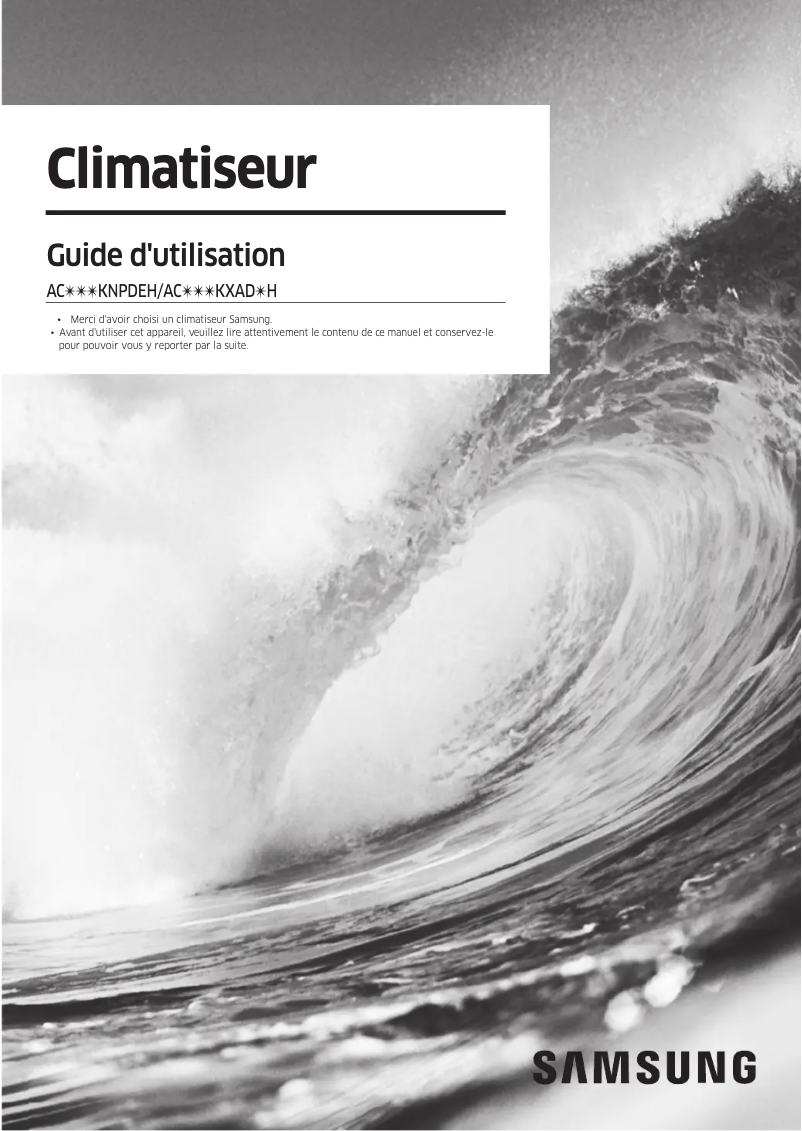 Página 1 del manual Manual de usuario Samsung AC140KXADGH/EU