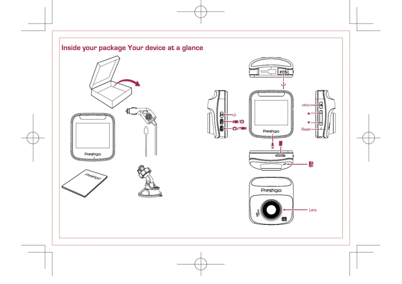 Imagen de la primera página del manual del dispositivo RoadRunner 325