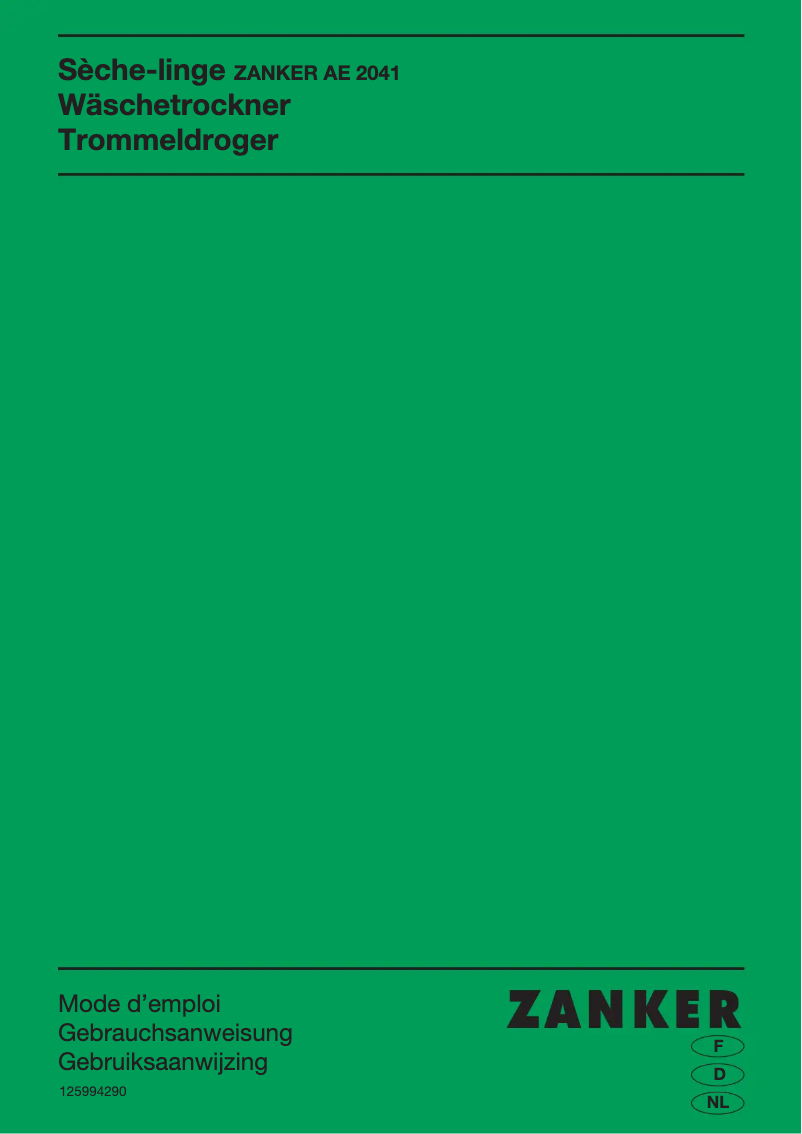 Imagen de la primera página del manual del dispositivo AE 2041