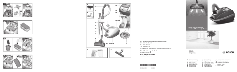 Imagen de la primera página del manual del dispositivo BGL8522