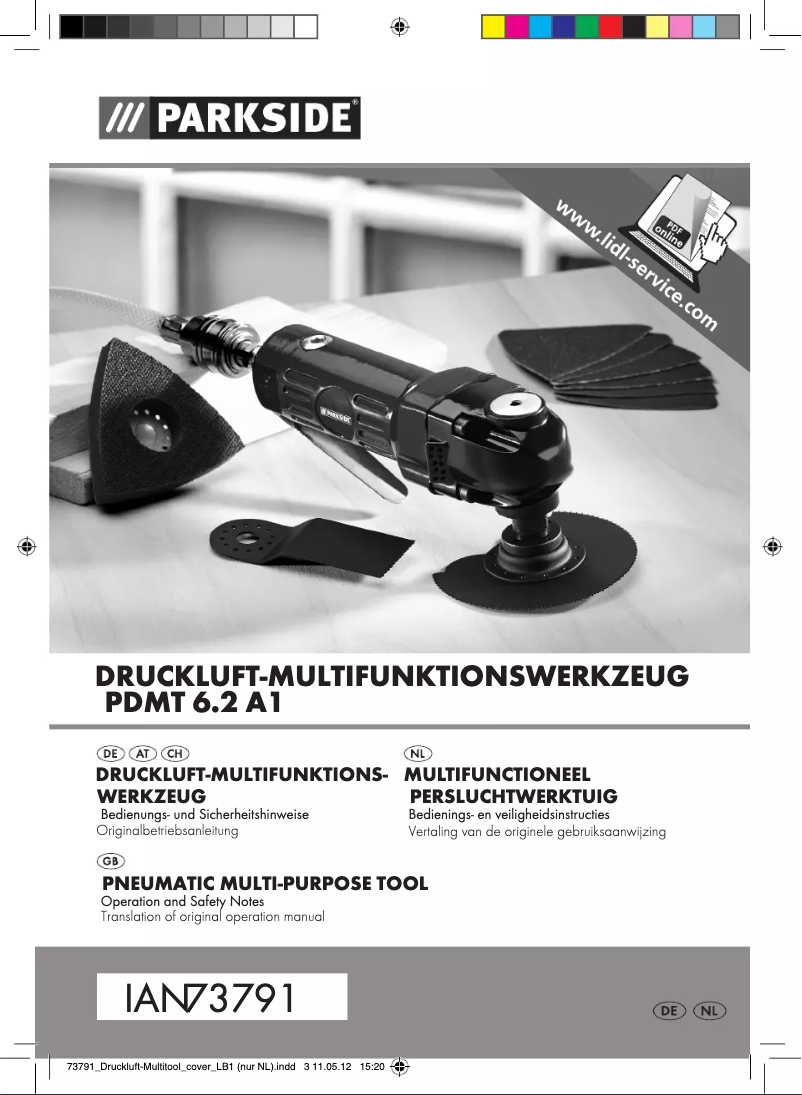 Imagen de la primera página del manual del dispositivo PDMT 6.2 A1