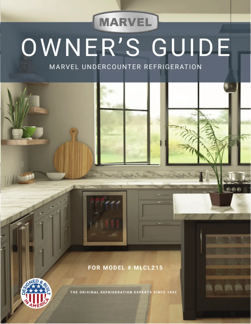Página 1 del manual Manual de usuario Marvel MLCP215SS01B