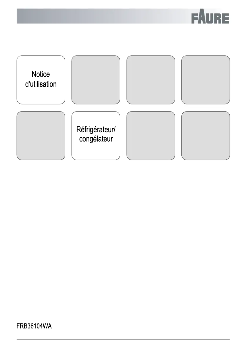 Imagen de la primera página del manual del dispositivo FRB36104WA