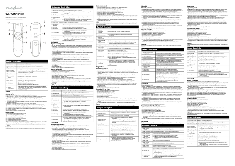 Página nº 1 - Manual de usuario Nedis WLPSRL101BK