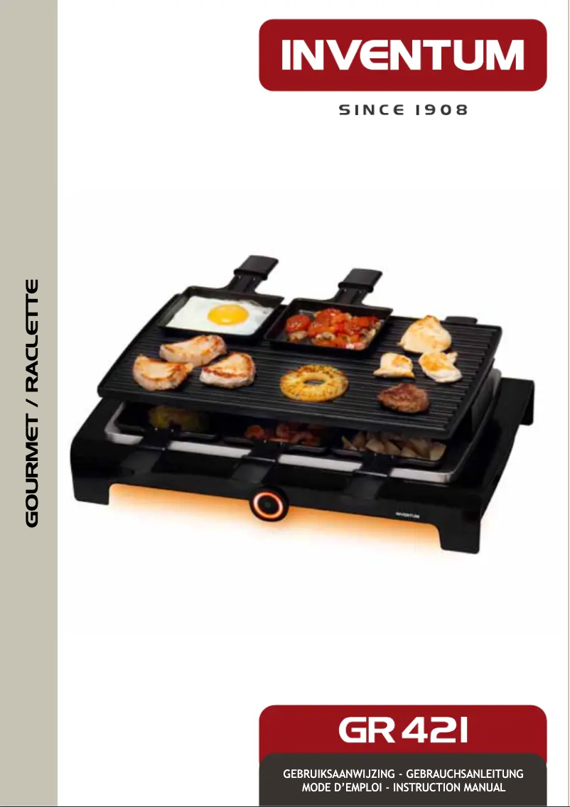 Imagen de la primera página del manual del dispositivo GR421