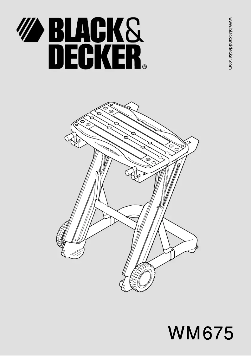 Página nº 1 - Manual de usuario Black & Decker WM675