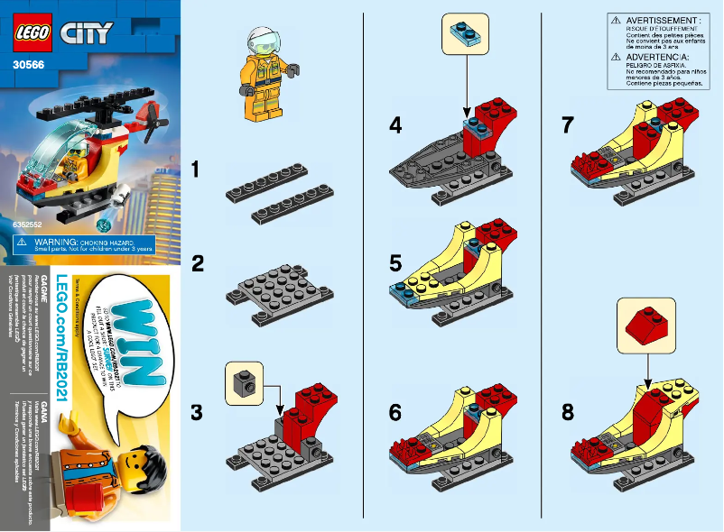 Página 1 del manual Manual de usuario Lego City 30566