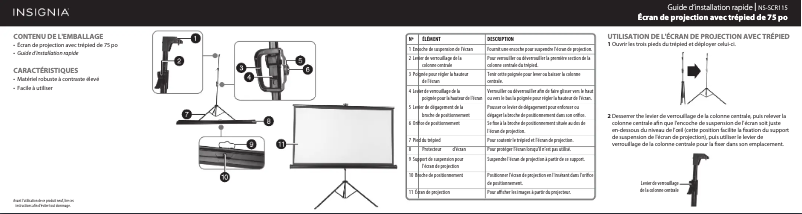 Imagen de la primera página del manual del dispositivo NS-SCR115