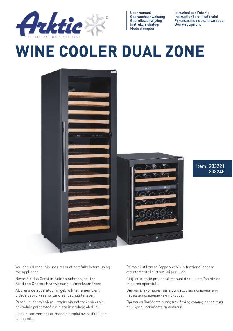 Página 1 del manual Manual de usuario Arktic 233221