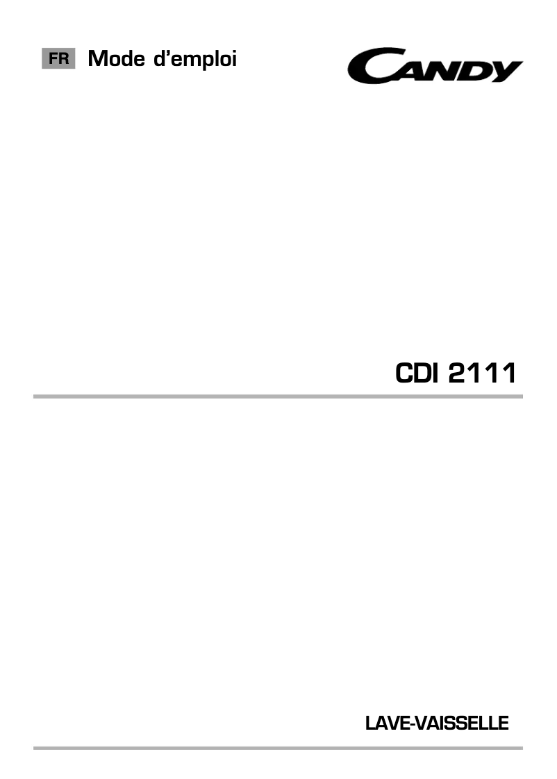 Imagen de la primera página del manual del dispositivo CDI 2111-47