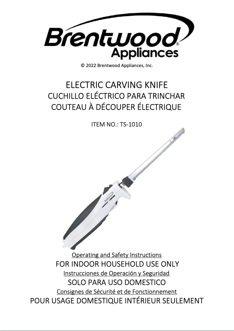 Imagen de la primera página del manual del dispositivo TS-1010