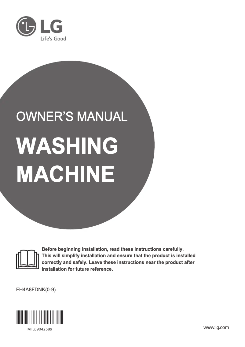 Imagen de la primera página del manual del dispositivo FH4A8FDNK4