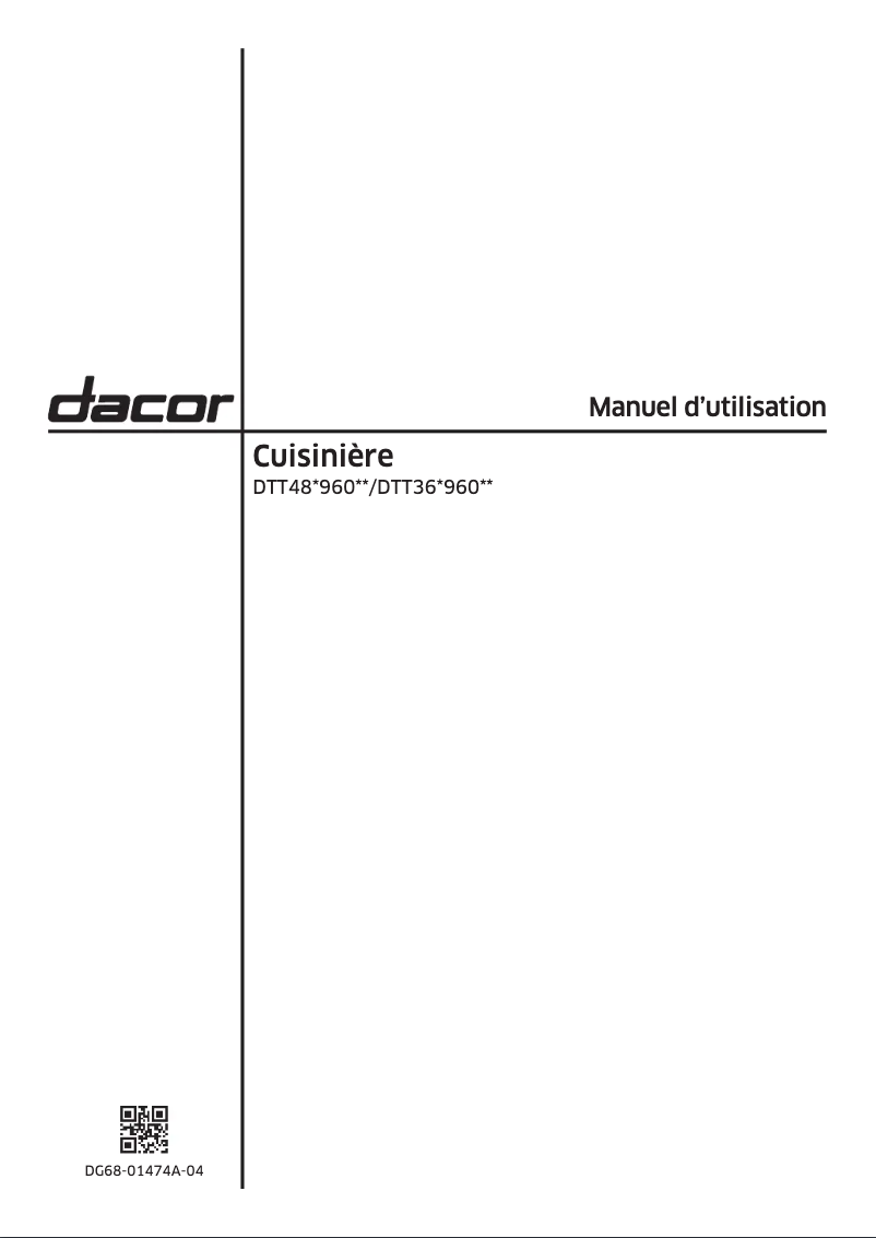 Imagen de la primera página del manual del dispositivo DTT36T960GS