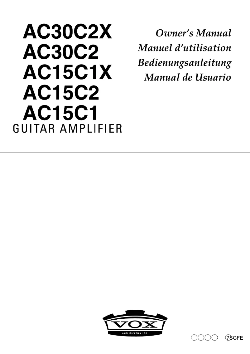 Imagen de la primera página del manual del dispositivo AC15C1