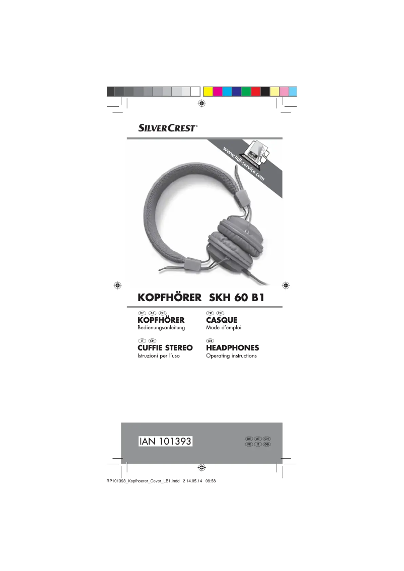 Imagen de la primera página del manual del dispositivo SKH 60 C1