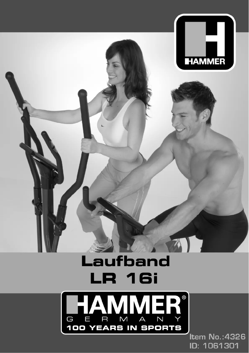 Imagen de la primera página del manual del dispositivo Life Runner LR16i 4326