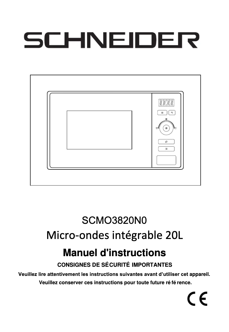 Imagen de la primera página del manual del dispositivo SCMO3820N0