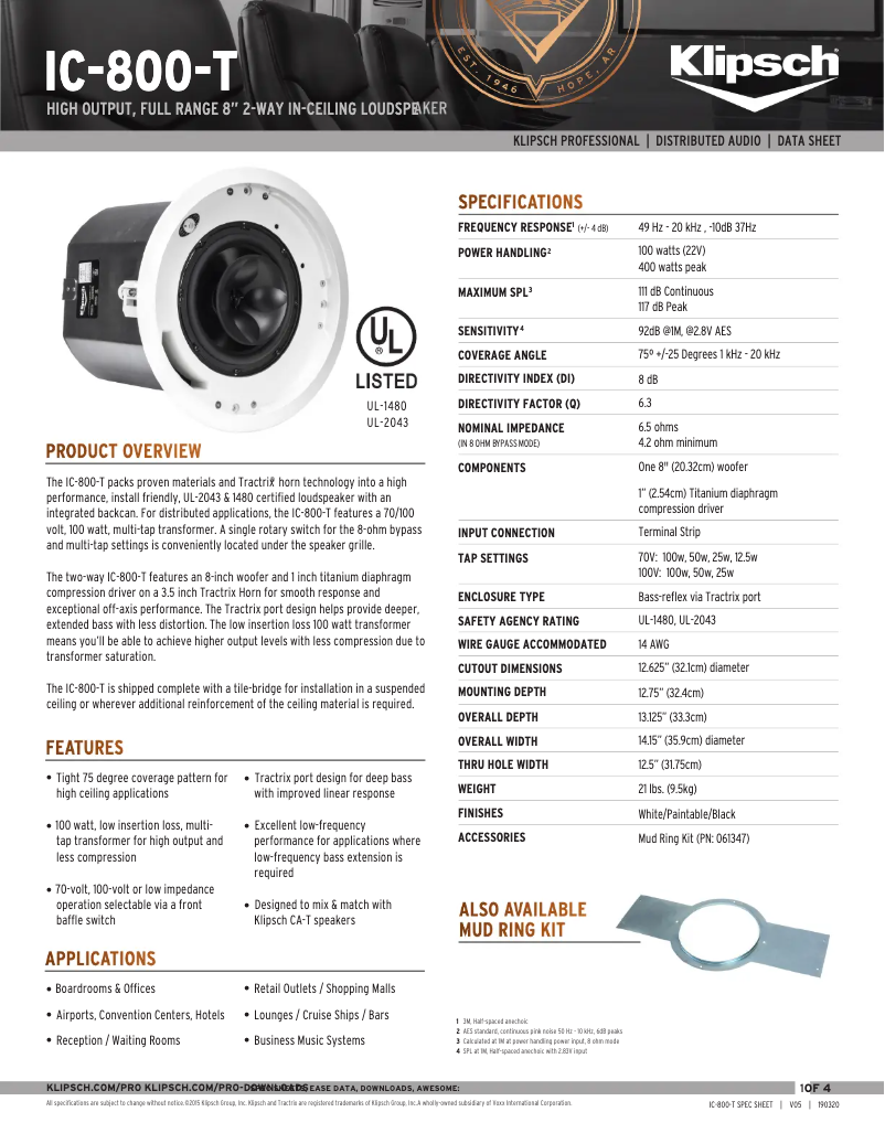 Imagen de la primera página del manual del dispositivo IC-800-T