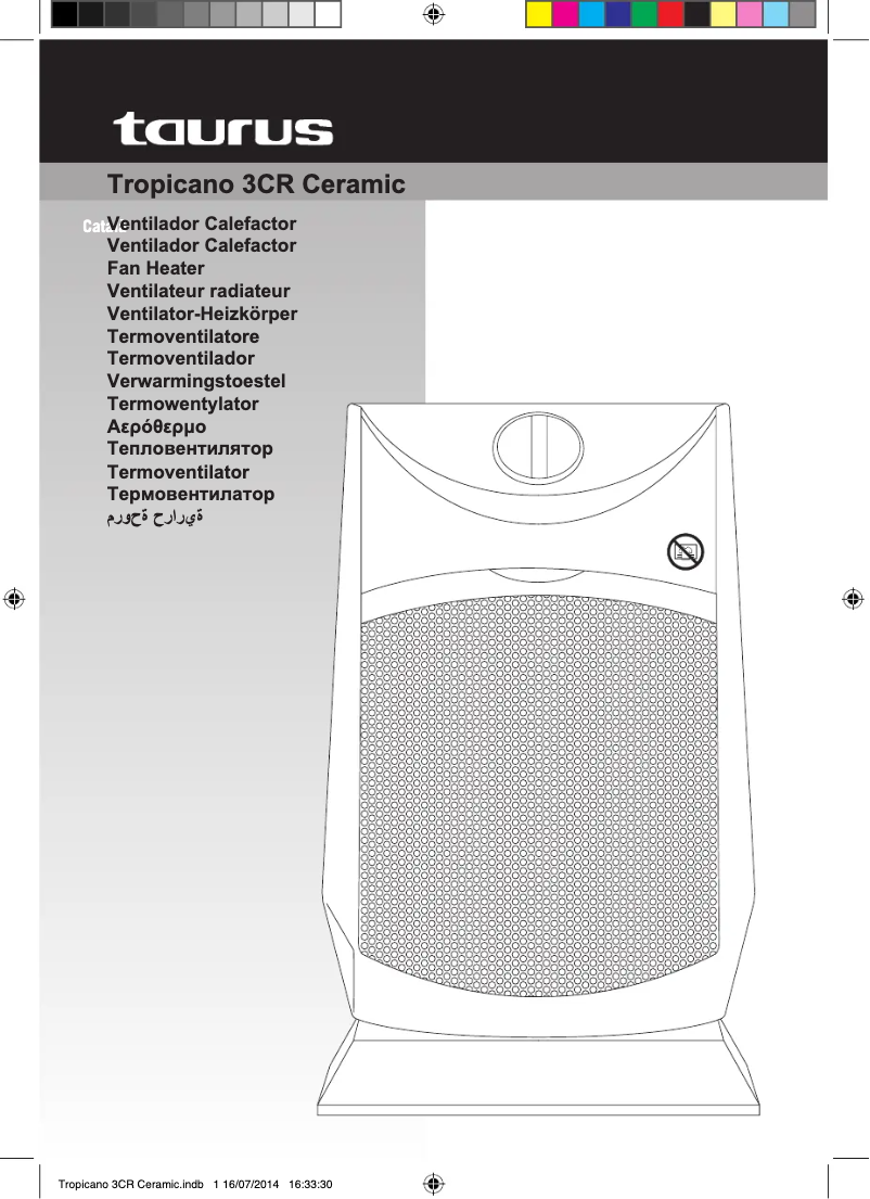 Página nº 1 - Manual de usuario Taurus Tropicano 3CR Ceramic