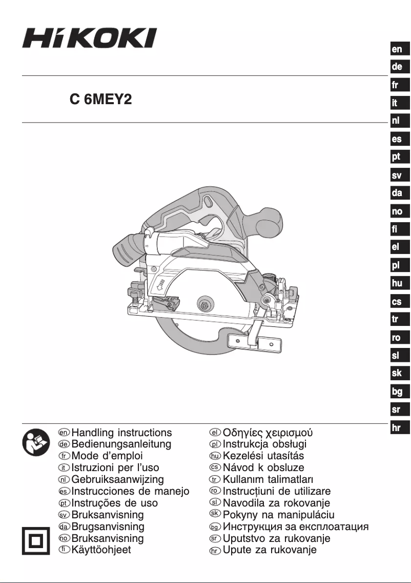 Imagen de la primera página del manual del dispositivo C6MEY2